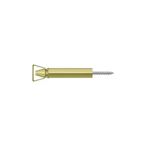 Shutter Door Holder, 3-1/4" in Polished Brass