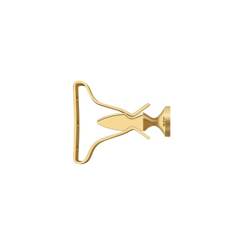 Shutter Door Holder, 2-3/4" in PVD Polished Brass