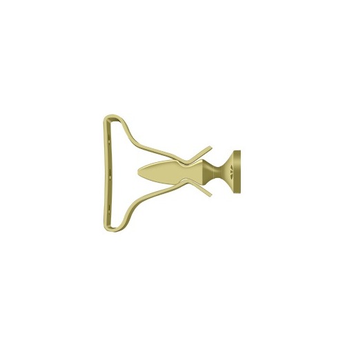 Shutter Door Holder, 2-3/4" in Polished Brass