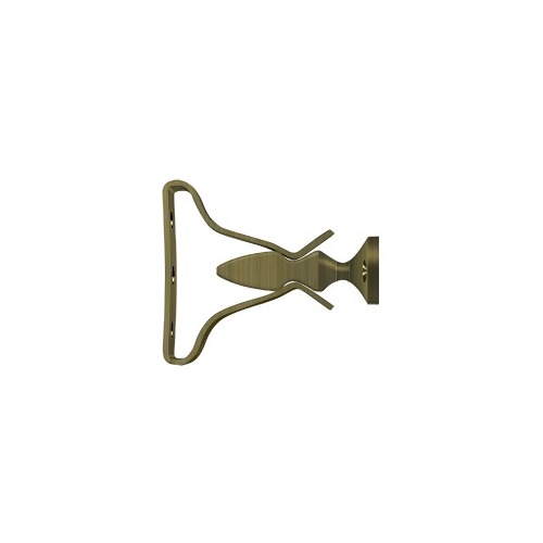 Shutter Door Holder, 2-3/4" in Antique Brass