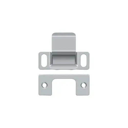 Deltana SP2751U26D Strike Plate, Dust Cup, Adjustable, 2-3/4" x 1-1/4" in Brushed Chrome