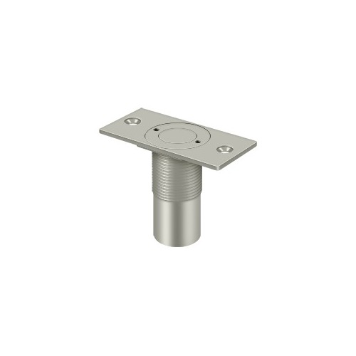 2-7/8" Height Dust Proof Strike Adjustable Satin Nickel