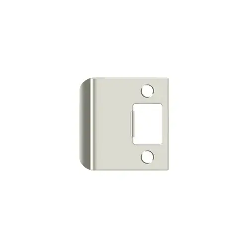 Deltana SPE225U14 Extended Lip Strike Plate, 2 1/4" x 2-1/4" in Polished Nickel