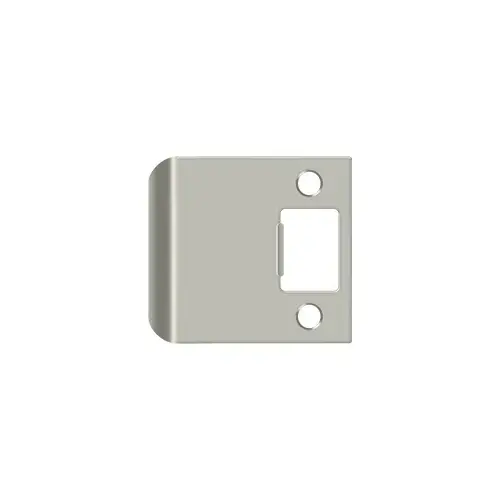 Deltana SPE250U15 Extended Lip Strike Plate, 2 1/4" x 2-1/2" in Brushed Nickel