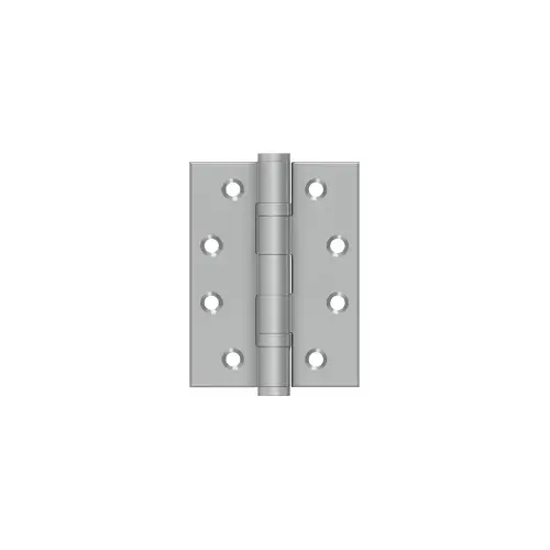 Deltana SS4030BU32D 4" x 3" Square Corner Hinge Brushed Stainless Pair