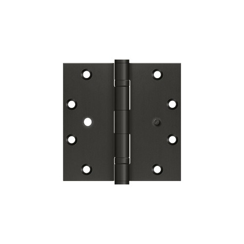 5"x5" Square Hinge, 2BB, Security, Stainless Steel, US10B Oil Rubbed Bronze