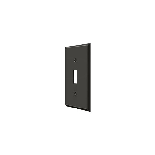 Switch Plate; Single Standard; Oil Rubbed Bronze Finish