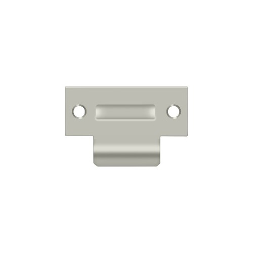 2-3/4" Height X 1-3/4" Width Heavy Duty Roller Catch T-Strike Plate Satin Nickel