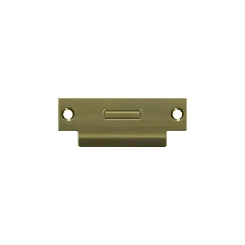 4-7/8" Height X 1-7/8" Width Heavy Duty Roller Catch T-Strike Plate Antique Brass - pack of 10