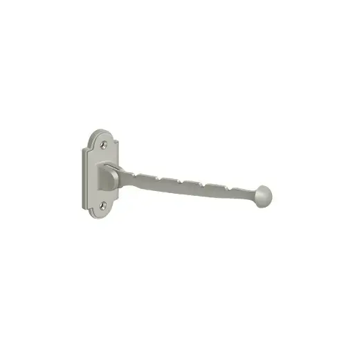 Deltana VH65U15 Valet Hook, 7" Projection in Brushed Nickel