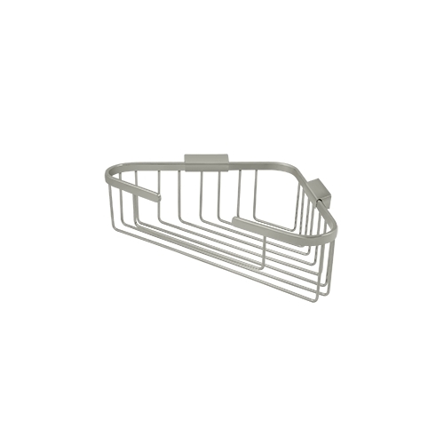 Deltana WBC1310U15 13-1/4" Length X 10-1/4" Width Triangular Corner Shower Basket Satin Nickel