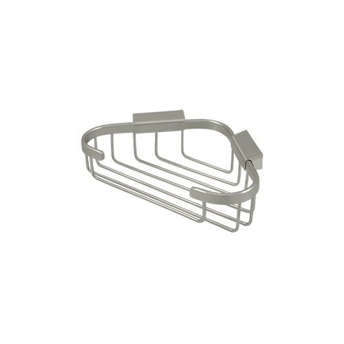 Deltana WBC8570U15 8-3/4" Length X 6-7/8" Width Triangular Corner Wire Basket Brushed Nickel