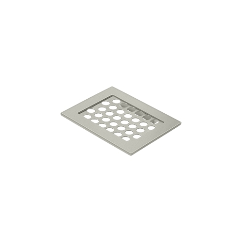 Deltana WBHDSD55U15 Bathroom Basket HD Soap Dish 4-3/8" x 5-1/2" in Brushed Nickel