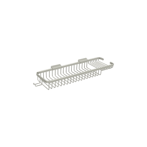 Deltana WBR1850HU15 Wire Basket 17-3/4", Rectangular Deep in Brushed Nickel