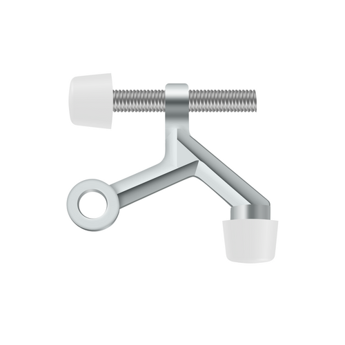 Adjustable Hinge Pin Stop For Steel Hinges Polished Chrome