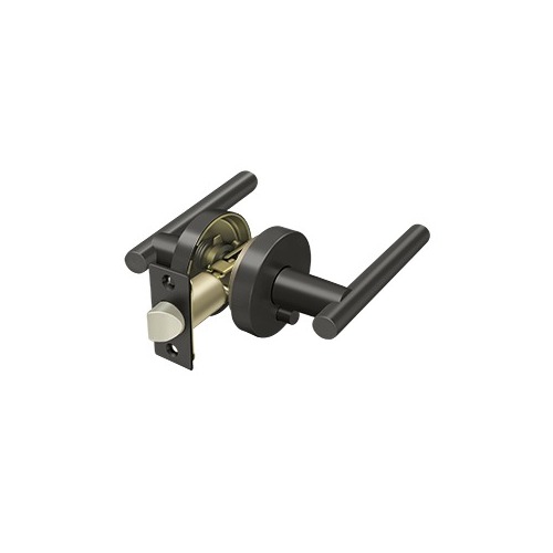 Elite Mandeville Series Residential Lever Privacy Left Handed Oil Rubbed Bronze