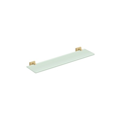 Deltana 55D2015-4 22" Width 55D Series Wall Mounted Glass Shelf Brushed Brass