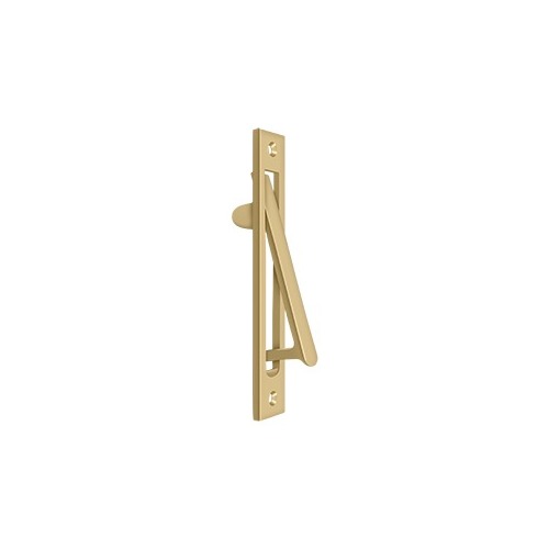 Deltana EP6125U4 Edge Pull HD, 6-1/4" x 1-1/4" in Brushed Brass