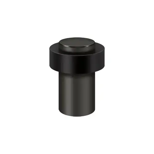 Deltana UFB7500U10B Round Universal Floor Bumper 3", Heavy Duty, Solid Brass in Oil-rubbed Bronze