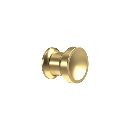 Contemporary Knob, Chalice, 1" Diam. in PVD Polished Brass