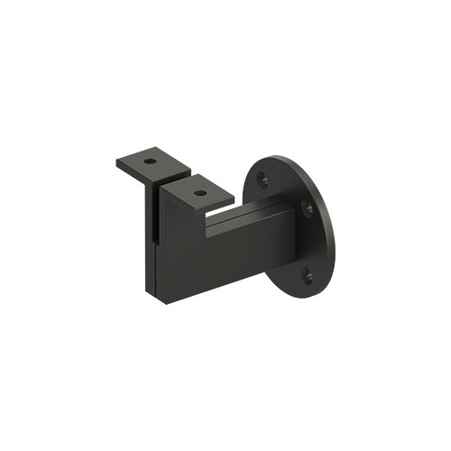 Deltana HRBM325U10B Modern Handrail Bracket, 3-1/4" Projection, Heavy Duty in Oil-rubbed Bronze