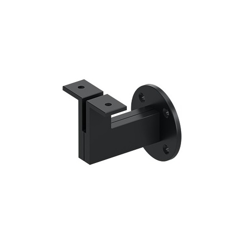 Deltana HRBM325U19 Modern Handrail Bracket, 3-1/4" Projection, Heavy Duty in Paint Black