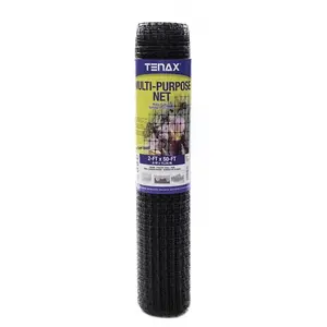 Tenax 2 ft. H X 50 ft. L Polypropylene Multi-Purpose Netting Black Tenax 2 ft. H X 50 ft. L Polypropylene Multi-Purpose Netting Black
