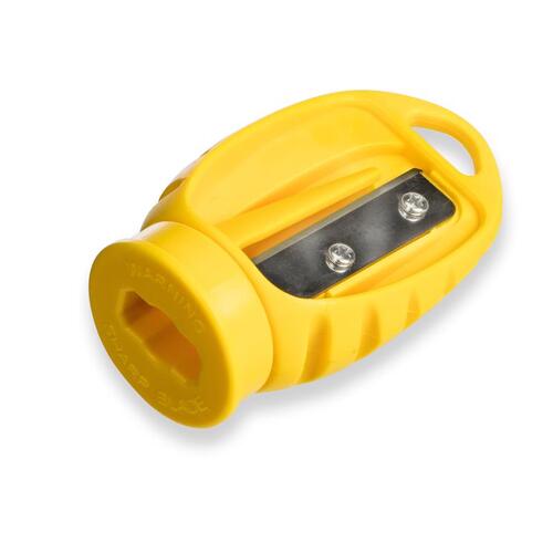 Carpenter Pencil Sharpener 9.37" L Yellow Yellow