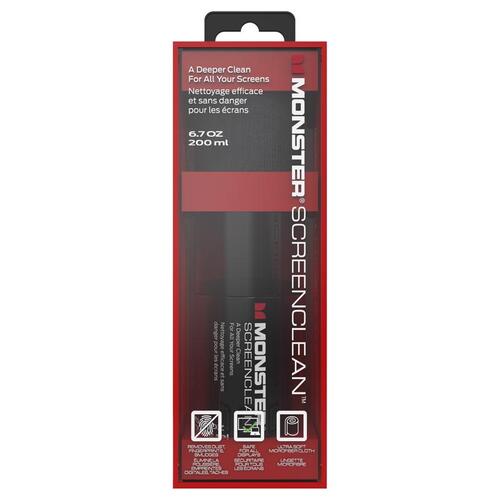 Monster VME50017 Screen Clean Cleaner Clear