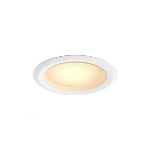 Retrofit Recessed Lighting HUE Warm White 4" W LED Smart-Enabled 10 W Warm White