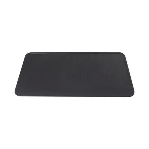 Mid-Shelf Mat, Silicone, For: Slate 30 in and 36 in Rust-Resistant Griddle Black