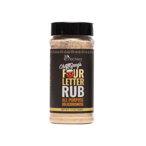 BBQ Rub Chef Greg's 4 Letter 13 oz