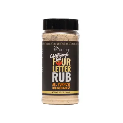 Recteq GMFOLE BBQ Rub Chef Greg's 4 Letter 13 oz