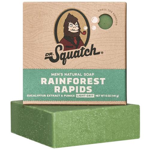 Dr. Squatch WH-BAR-RAR-01 Bar Soap Rainforest Rapids Scent 5 oz