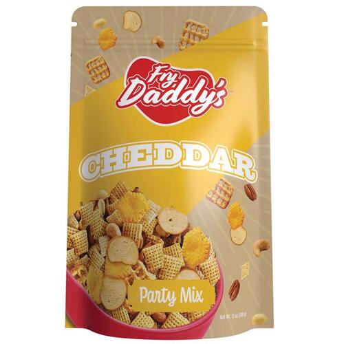 Fry Daddy's 107993 Party Mix Cheddar 12 oz Bagged