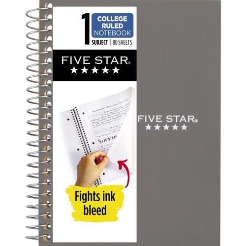 Five Star 450048-24 Notebook Mead 5" W X 7" L College Ruled Wire Bound Assorted Assorted