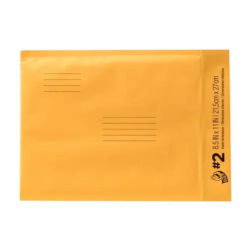 Padded Envelope 8.5" W X 11" L No. 2 Beige Beige - pack of 25