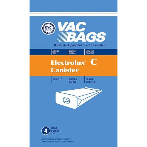 ESSCO EXR-14005 Vacuum Cleaner Bags, C-Style - pack of 4