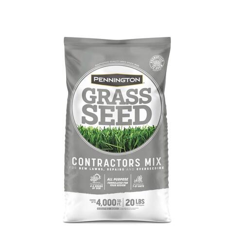 Pennington 100520263 Grass Seed Contractors Mix Sun or Shade 20 lb