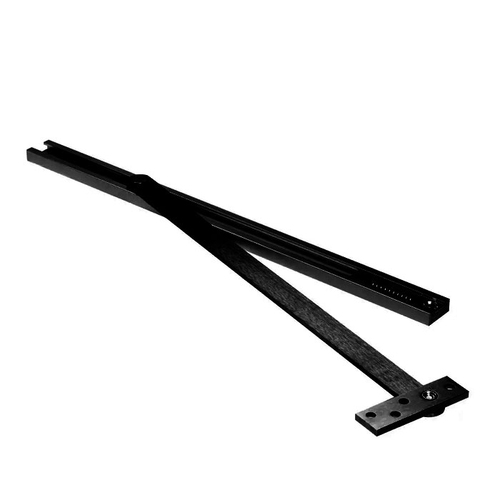 # 6 Series Concealed Low Profile Stop for 33" - 38" Opening Black Suede Powder Coat Finish