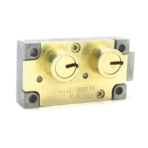 Double Large Nose Brass Safety Deposit Lock, #4 Guard Key