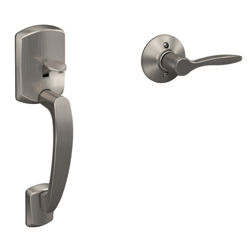 FE285 Greenwich Handleset with Delfayo Interior Lever