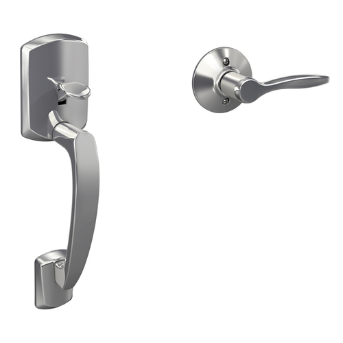 FE285 Greenwich Handleset with Delfayo Interior Lever