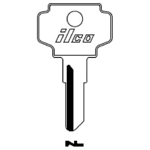 Bargman Blank Key Silver - pack of 10