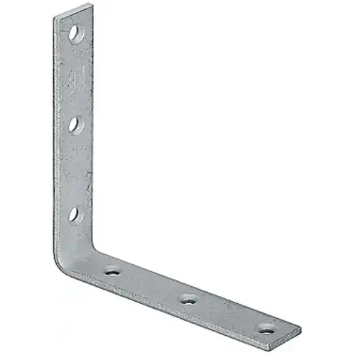 115BC 6" x 1-1/8" Corner Brace Galvanized Finish - pack of 10