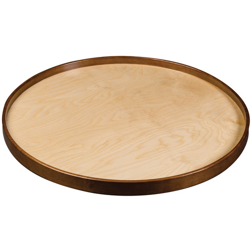 Lazy Susan, Full Circle, 2 Shelf Set, Magnum Series 32" Walnut Creek Collection, 32" diameter