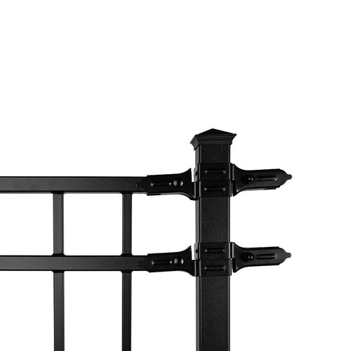 Nuvo Iron SFPTB2296 FENCE POST STL TXRD BLK 2X2IN