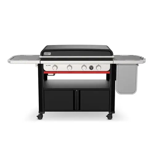 Weber 1500216 Griddle Grill, Liquid Propane, 4-Burner, Black