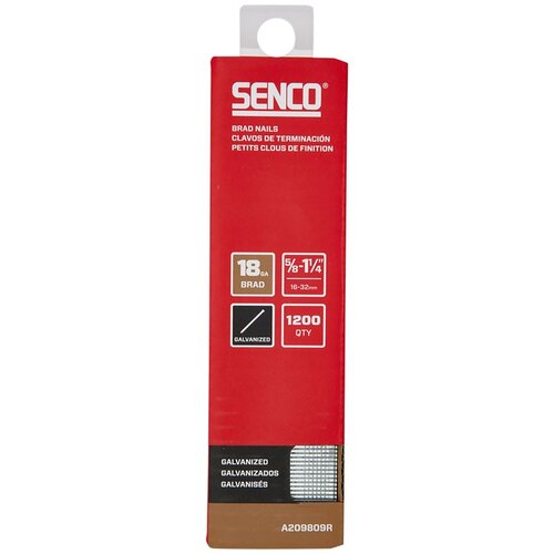 Senco A209809R BRAD NAIL EG 18GA 5/8X1-1/4IN