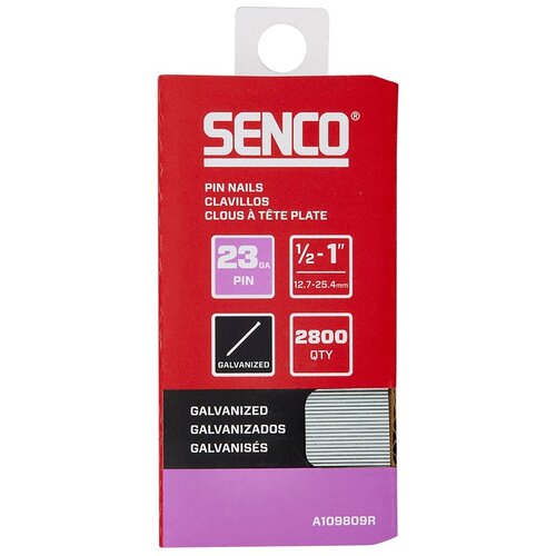 Senco A109809R MICRO PIN HDLS EG 23GA 1/2X1IN